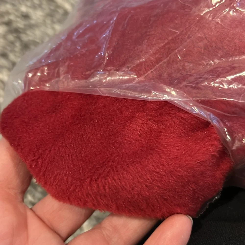 Red 3-seater sofa slipcover